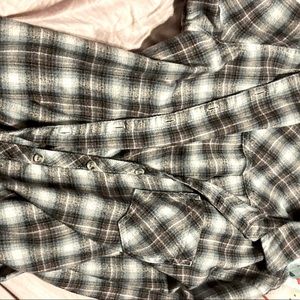 Plaid Oversized Flannel Decently Worn